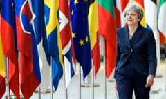 Theresa May in Brussels