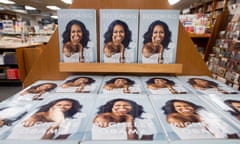 A memoir by former US First Lady Michelle Obama entitled 'Becoming' released<br>epa07162844 Copies of the book 'Becoming' by former US First Lady Michelle Obama are for sale at Politics and Prose Bookstore in Washington, DC, USA, 13 November 2018. The new memoir by Michelle Obama has the global publication date of 13 November. EPA/MICHAEL REYNOLDS