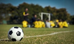 A general view of football training