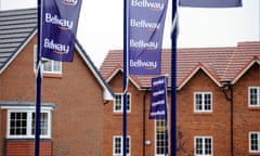 Newly built homes at Bellway Homes’ new Keepers Chase housing development in Audenshaw, East Manchester