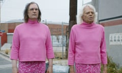 The Greasy Strangler - Press publicity still 
Sky Elobar as Brayden, Michael St Michaels as Ronnie