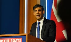 Rishi Sunak at 10 Downing Street.