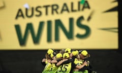 Australia’s Alyssa Healy was named the player of the final