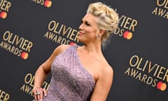 Hannah Waddingham on Olivier Awards red carpet