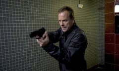 Kiefer Sutherland as Jack Bauer in 24: Live Another Day from 2014. 