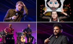 James Acaster, Jessie Cave, Nish Kumar and Flight of the Conchords