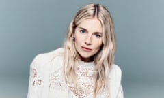 Sienna Miller models clothes from her collaboration with M&S.