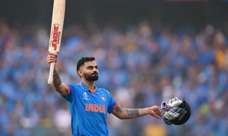 Virat Kohli hits 50th ODI century to beat Sachin Tendulkar's record – video