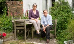 Professor Mary Collins and Sir Tim Hunt at their home in Hertfordshire.