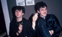 Marc Almond (left) and David Ball at Danceteria nightclub on March 9, 1982 in New York City.