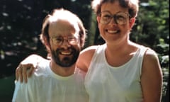 Pete Long with his partner, Caroline, in 1989