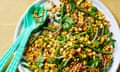 Jordan Bourke's charred sweetcorn and green bean salad.