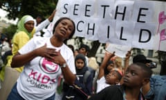 Staff Of Recently Closed Charity Kids Company March On Downing Street