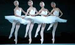 A scene from Swan Lake by the Kirov Ballet at the Royal Opera House
