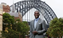 Dwight Yorke, who played for Sydney FC in 2005-06, was in Australia in 2012 for a Manchester United v A-League All Stars match.