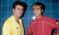 George Michael and Andrew Ridgeley in 1984.