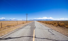 A highway in San Miguel desert.