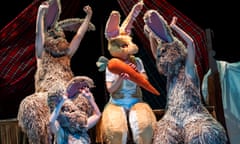 Toy story … The Velveteen Rabbit at Lilian Baylis studio, Sadler’s Wells, London.