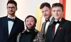 Tom Berkeley, James Martin, Seamus O’Hara and Ross White at the Oscars