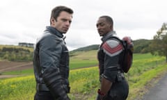 Sebastian Stan as James ‘Bucky’ Barnes/the Winter Soldier and Anthony Mackie as Sam Wilson/Falcon.