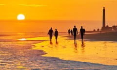 Maspalomas beach in the Canary Islands