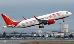 air india plane taking off