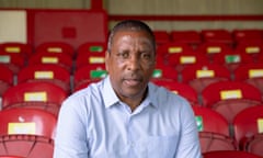 Viv Anderson, pictured at Altrincham FC.