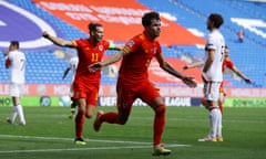 Neco Williams celebrates his late, late winner.