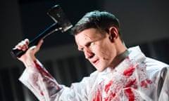 Matt Smith (Patrick Bateman) in American Psycho @ Almeida Theatre. Directed by Rupert Goold. (Opening 12-12-13) Tristram Kenton 12/13 (3 Raveley Street, LONDON NW5 2HX TEL 0207 267 5550 Mob 07973 617 355)email: tristram@tristramkenton.com