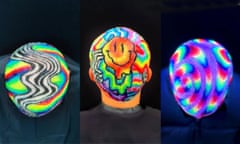 Psychedelic hair designs