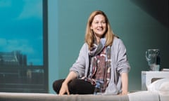 My Name is Lucy Barton at the Bridge Theatre, June 2018 Laura Linney as Lucy Barton, photo by Manuel Harlan