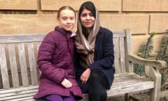 Swedish environmental activist Greta Thunberg meets Nobel Peace Prize winner Malala Yousafzai at University of Oxford in Oxford, Britain, February 25, 2020 in this picture obtained from social media. TAYLOR ROYLE - MALALA FUND/via REUTERS THIS IMAGE HAS BEEN SUPPLIED BY A THIRD PARTY. MANDATORY CREDIT. NO RESALES. NO ARCHIVES.