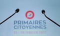 A logo for the French Socialist party primary election