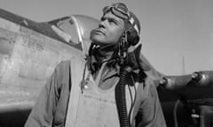 Benjamin O Davis, seen at an air base at Rametti, Italy in March 1945.