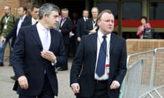 Damian McBride, seen here with the former prime minister, Gordon Brown, in 2007.