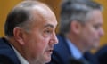 Treasury Secretary John Fraser speaks during Senate estimates on Monday.