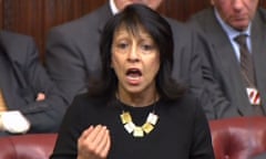 Kishwer Falkner speaking in the House of Lords in 2017