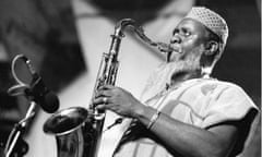 Pharaoh Sanders at the North Sea jazz festival in the Hague, Netherlands, 1985.