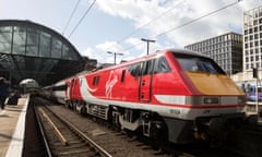 A Virgin Trains East Coast service at King’s Cross station