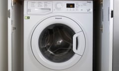Hotpoint washing machine on a recall list because of a faulty door mechanism.