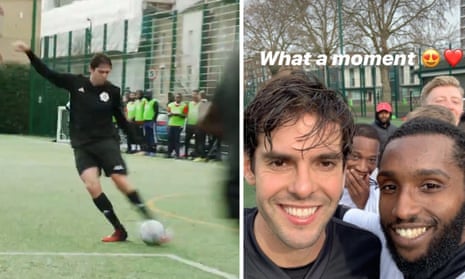 'Heard you guys need a player': Kaká plays as ringer for Hackney team – video