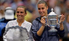 Roberta Vinci and US Open winner Flavia Pennetta first played each other when they were nine years old.