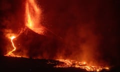 The volcano on the Spanish island of La Palma in the Canaries erupted for the first time in 50 years.