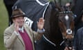 Nicky Henderson with Altior after the horse won the Queen Mother Champion Chase this week.
