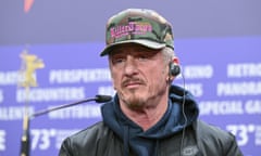 Sean Penn at the photocell for his documentary Superpower at the 73rd Berlinale International Film Festival, Berlin.