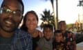 selfie Romesh Ranganathan and family.