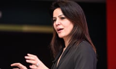 Kavita Oberoi speaks during the Business Made Simple event, supported by Vodafone, at Royal Armouries Museum, Leeds.