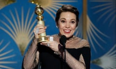 Olivia Colman, winner of best actress – motion picture, musical or comedy.