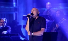 Phil Collins performing on Jimmy Fallon’s TV show in October.