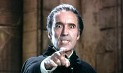 Christopher Lee in Dracula AD 1972